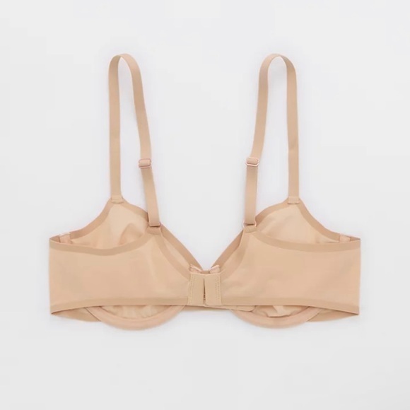 Aerie SMOOTHEZ Brown Mesh Unlined Underwire Balconette Bra - Picture 3 of 7